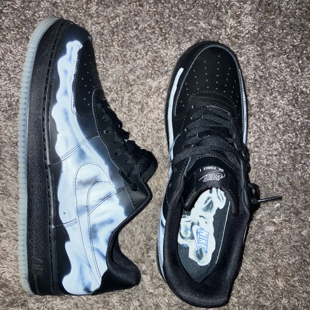 Skeleton Black Air Force 1